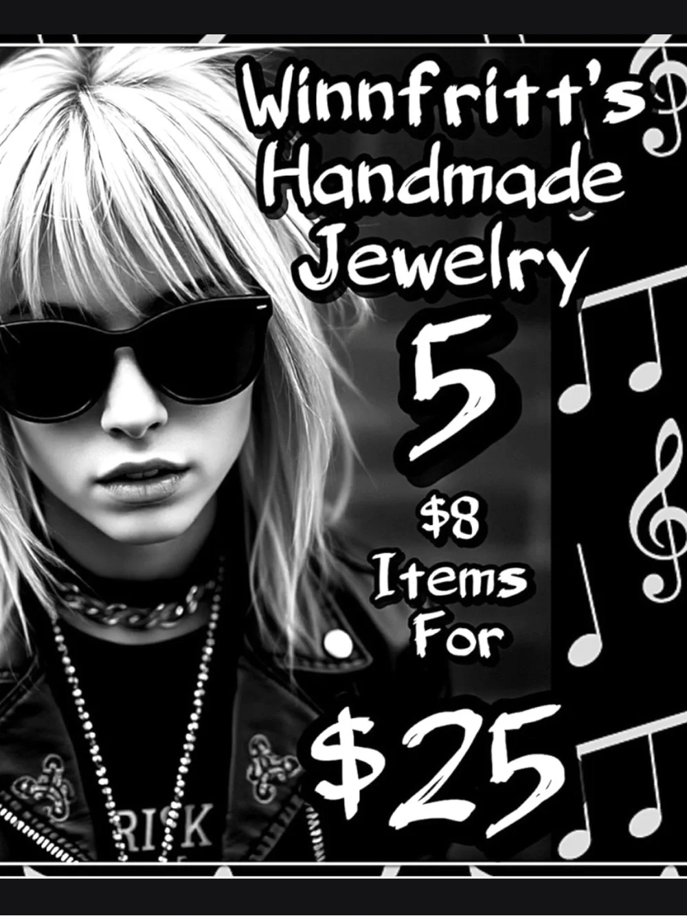5 For $25💫Gunmetal Punk Spike Dangles With a Black Lobster Claw Accent Piece